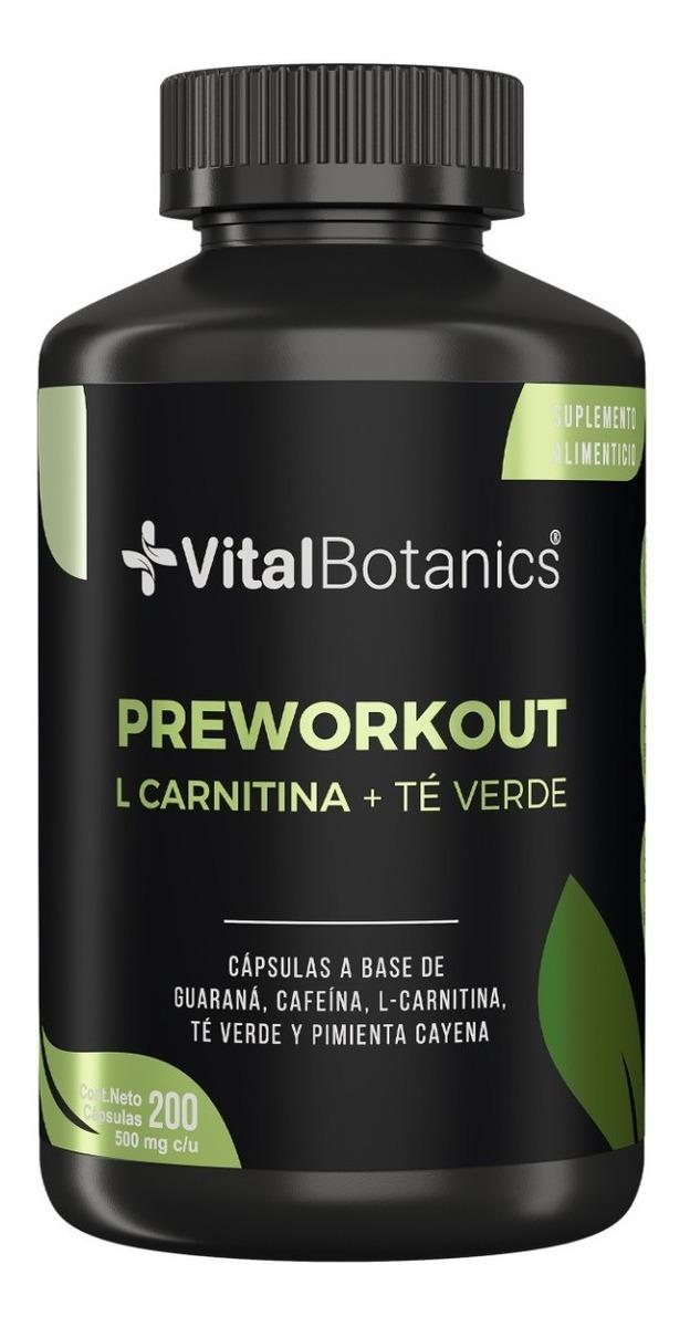 Foto 2 pulgar | Pre Workout Entrenamiento 200 Capsulas | Vitalbotanics