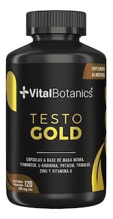 Foto 1 | Precursor Testo Gold Con Maca 120 Capsulas | Vitalbotanics