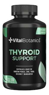 Foto 1 | Thyroid Support | Soporte Tiroides 120 Caps | Vitalbotanics