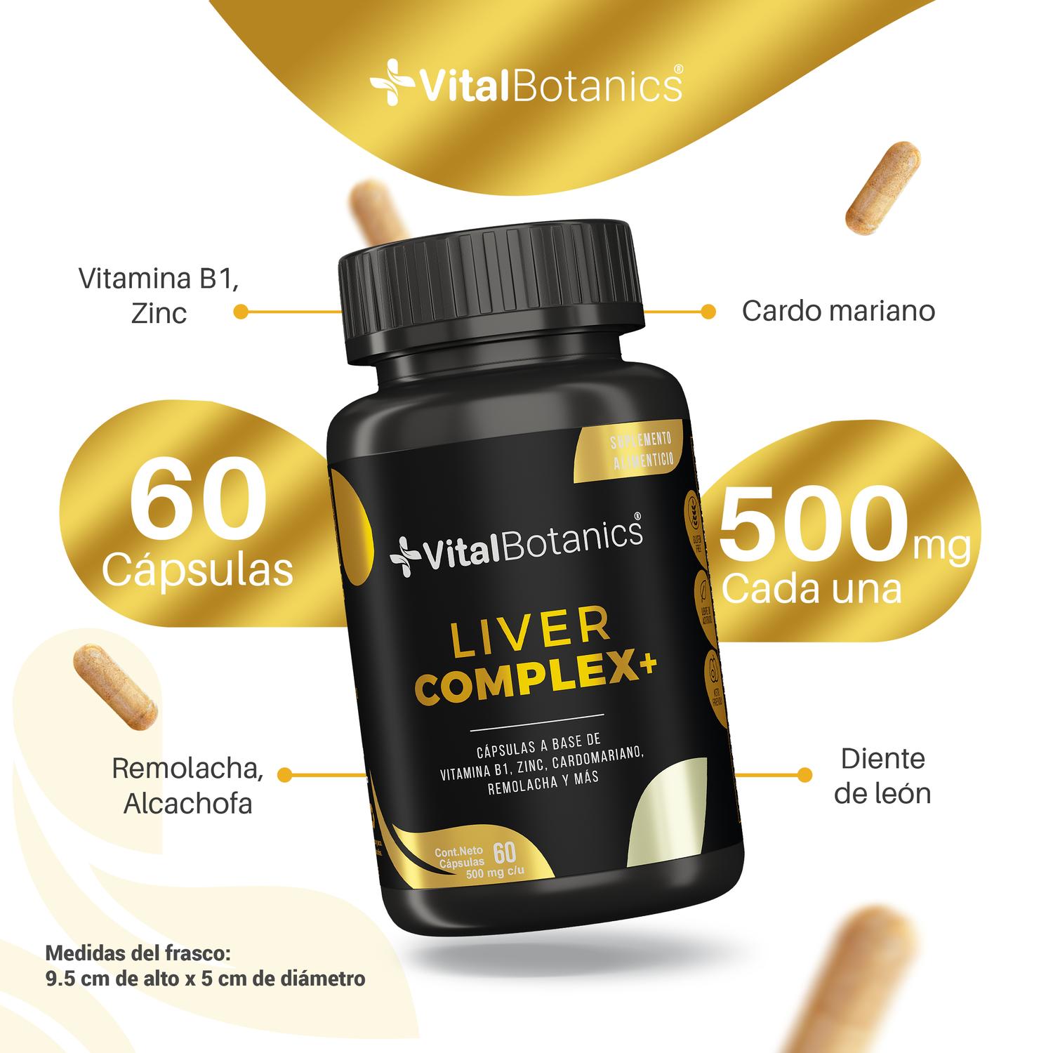 Foto 3 | Liver Complex + Multi Collagen Complex 5 | 60 Capsulas | Suplemento Alimenticio- Multivitaminico.