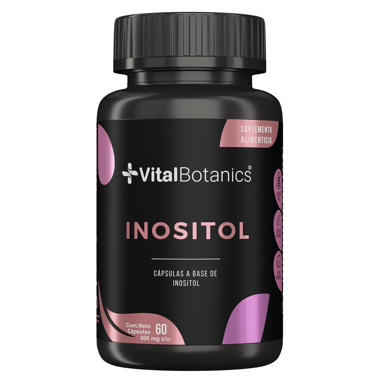 Foto 2 pulgar | Inositol Puro| 60 Capsulas| VitalBotanics