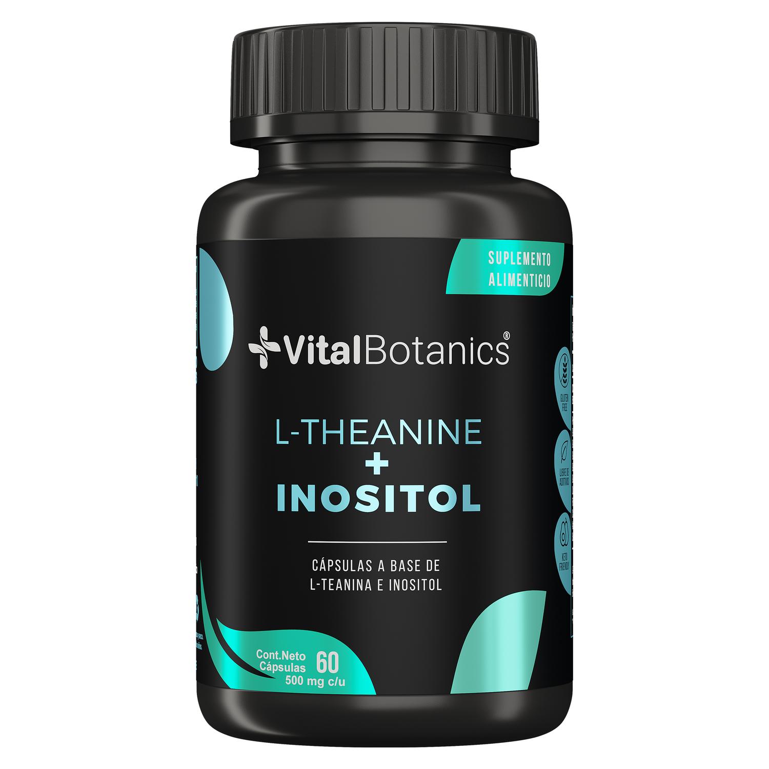 Foto 2 pulgar | L-theanine + Inositol |60 Capsulas| Suplemento Alimenticio A Base De L Teanina E E Inositol.