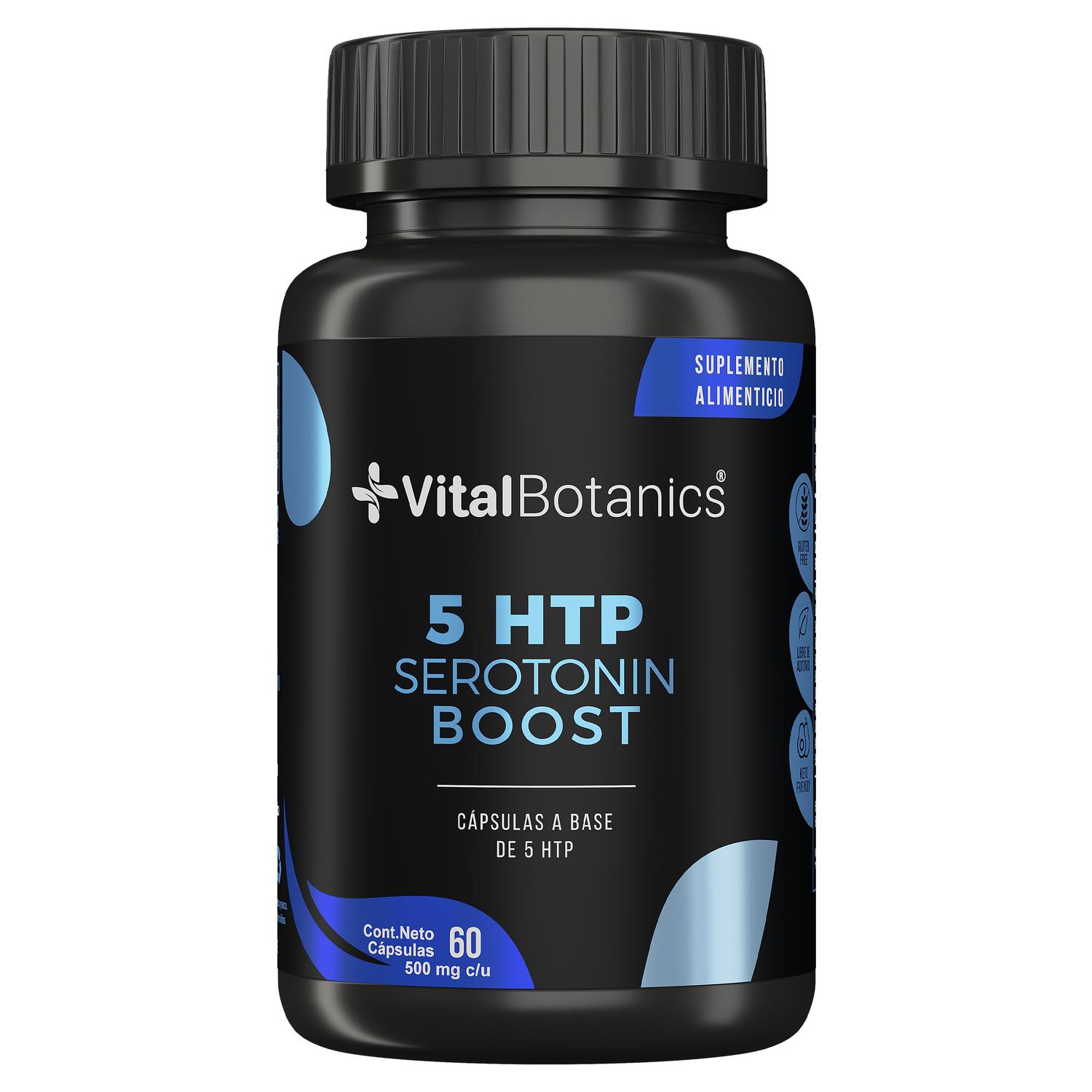 Foto 2 pulgar | 5 Htp Serotonin Boost | 60 Capsulas| Suplemento Alimenticio A Base De 5htp Y Excipiente.