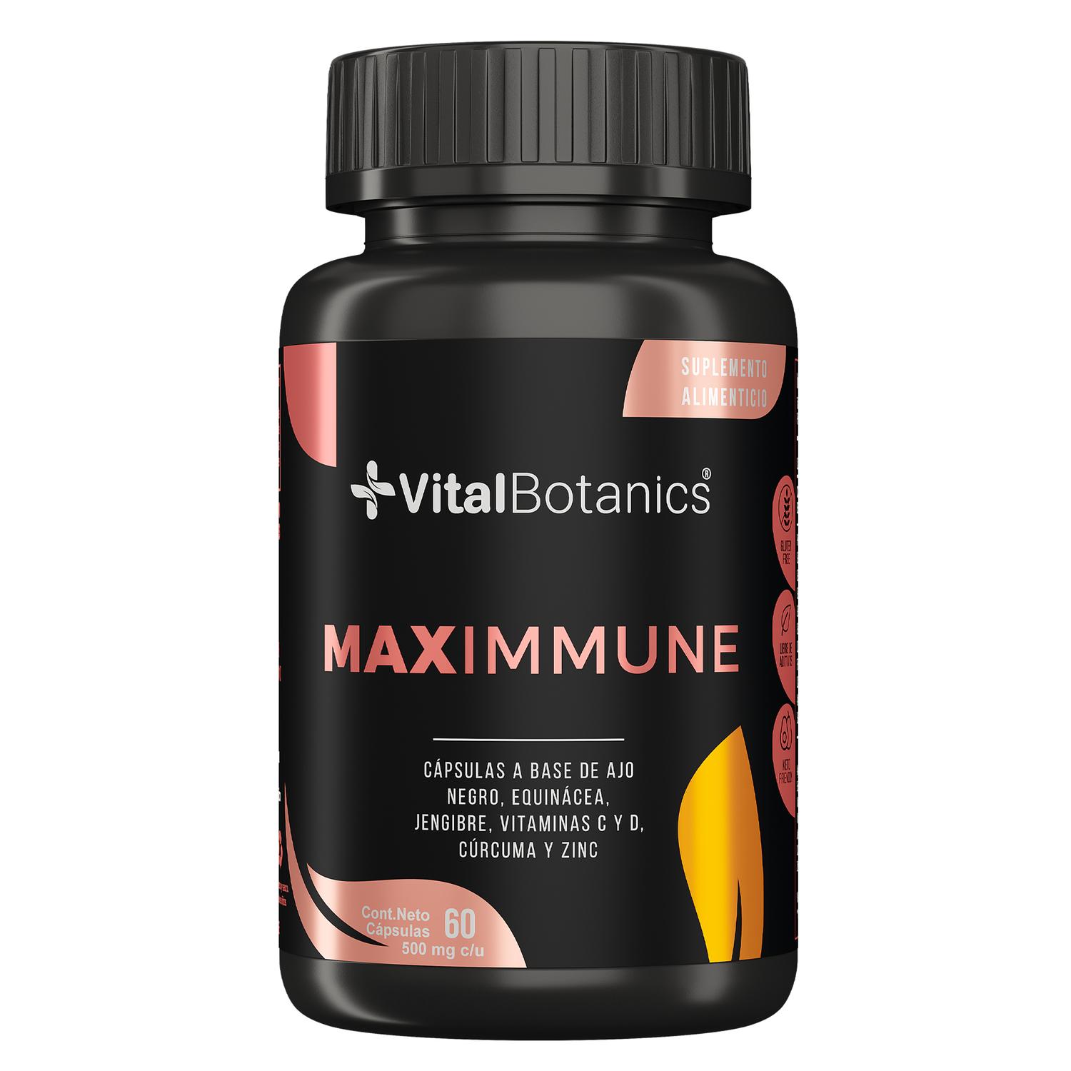 Foto 2 pulgar | Maximmune 60 Capsulas Suplemento Multivitamínico 6 En 1 VitalBotanics