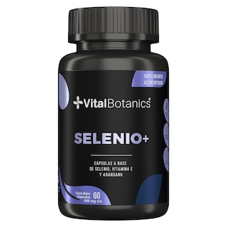 Foto 1 | Selenio + Con 60 Capsulas | Suplemento Alimenticio A Base De Selenio, Vitamina E Y Arandanos.