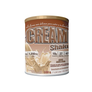 Foto 1 | Suplemento Alimenticio en Polvo Food & Nutrition Technologies Cream Shake Sabor Nuez Infantil Familiar 600 g