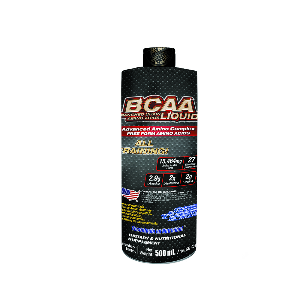 Jarabe Concentrado FyNT Aminoácidos Amino Bcaa Liquid 500ml