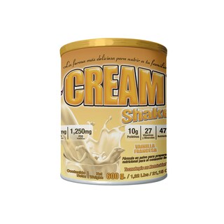 Foto 1 | Suplemento en Polvo Food & Nutrition Technologies Cream Shake Sabor Vainilla Francesa 600 G Familiar - Infantil