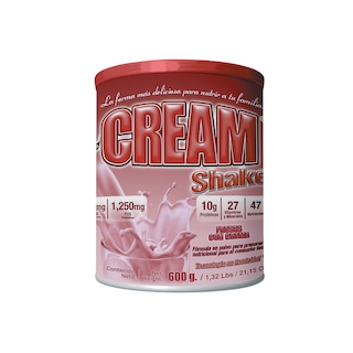 Foto 1 | Suplemento Alimenticio en Polvo Food & Nutrition Technologies Cream Shake Sabor Fresas con Crema Infantil Familiar 600