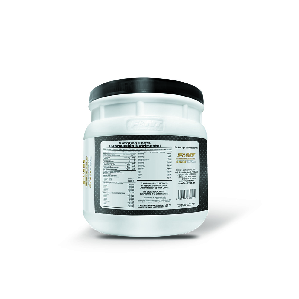Foto 2 | Malteada Dietética Diet Body Shake Food & Nutrition Technologies 500 gr Sabor Fresas con Crema
