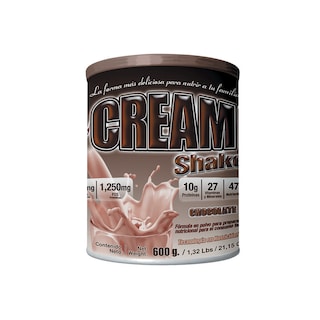 Foto 1 | Cream Shake 600 g Food And Nutrition Technologies Suplemento en Polvo Sabor Chocolate Infantil/ Familiar