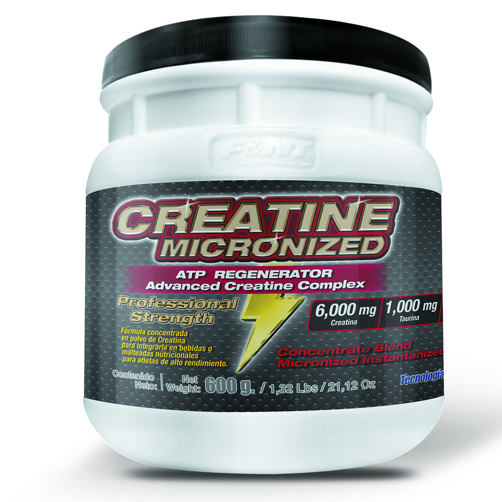 Creatina Monohidrato 600gr F&NT Creatinas en Polvo sin Sabor
