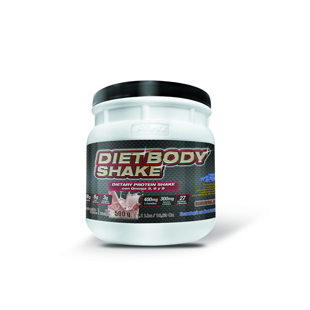 Malteada Dietética  Food & Nutrition Technologies para  Control de Peso Sabor Chocolate 500gr