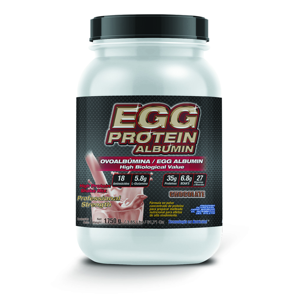 Foto 2 pulgar | Ovoalbúmina Clara de Huevo Sabor Chocolate Egg Protein 1,750 Gr F&NT