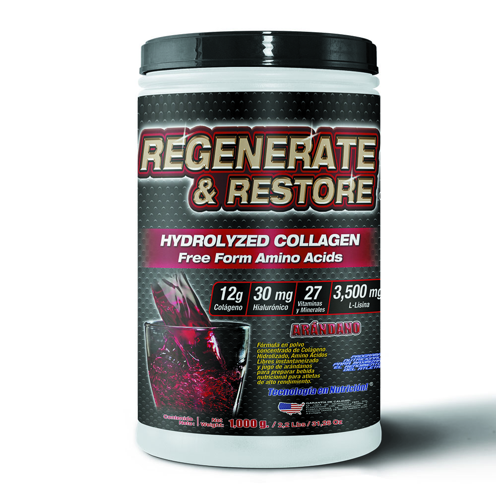 Foto 1 | Colágeno Hidrolizado Regenerate And Restore 1,000gr Food And Nutrition Technologies