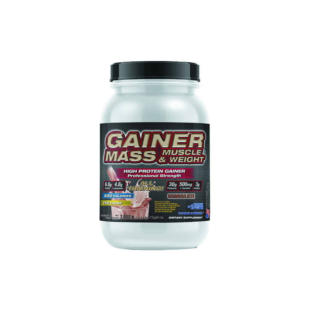 Foto 2 pulgar | Proteína Food & Nutrition Technologies Gainer Mass Muscle & Weight 2000 g Sabor Chocolate