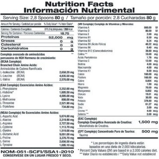 Foto 3 | Isolate Protein y Amino Zero Food y Nutrition Technologies 3,500 Gr 7.7 Lbs Whey Sabor Fresas Con Crema