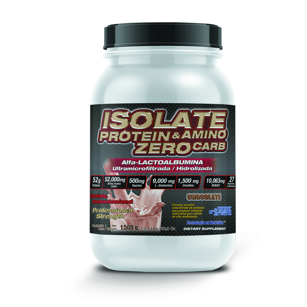 Foto 2 pulgar | Isolate Protein & Amino Zero F&nt Carb 1,500 Gr Sabor Chocolate