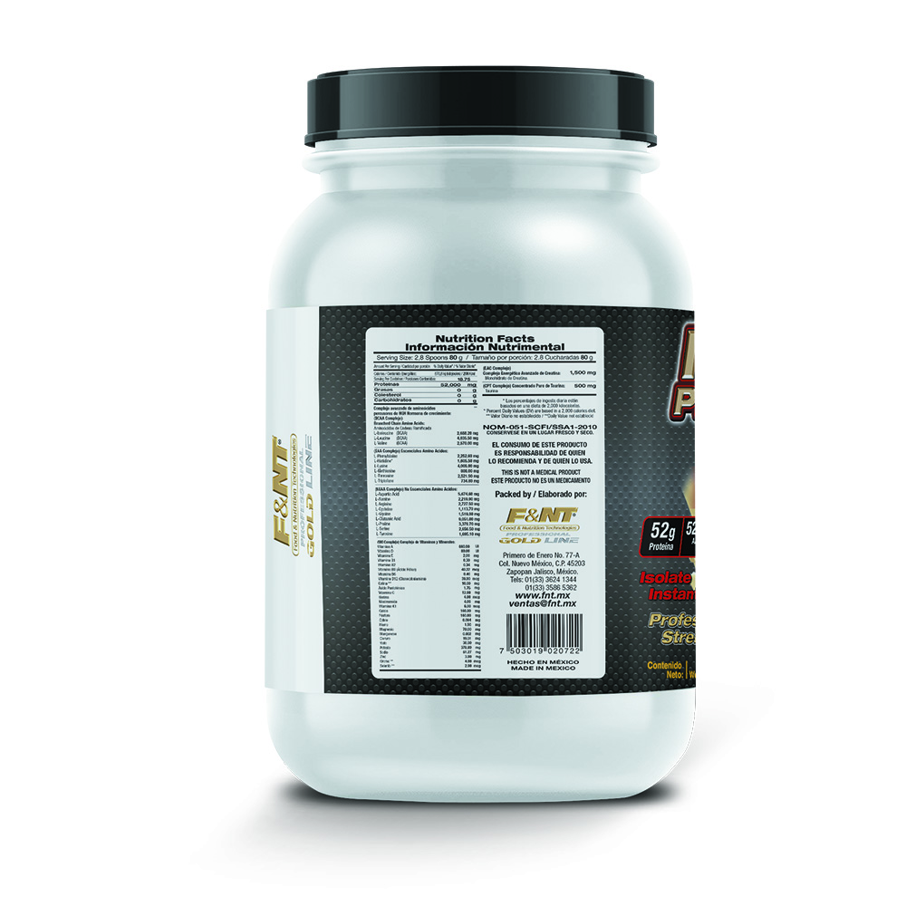 Foto 3 pulgar | Isolate Protein & Amino Zero F&nt Carb 1,500 Gr Sabor Chocolate
