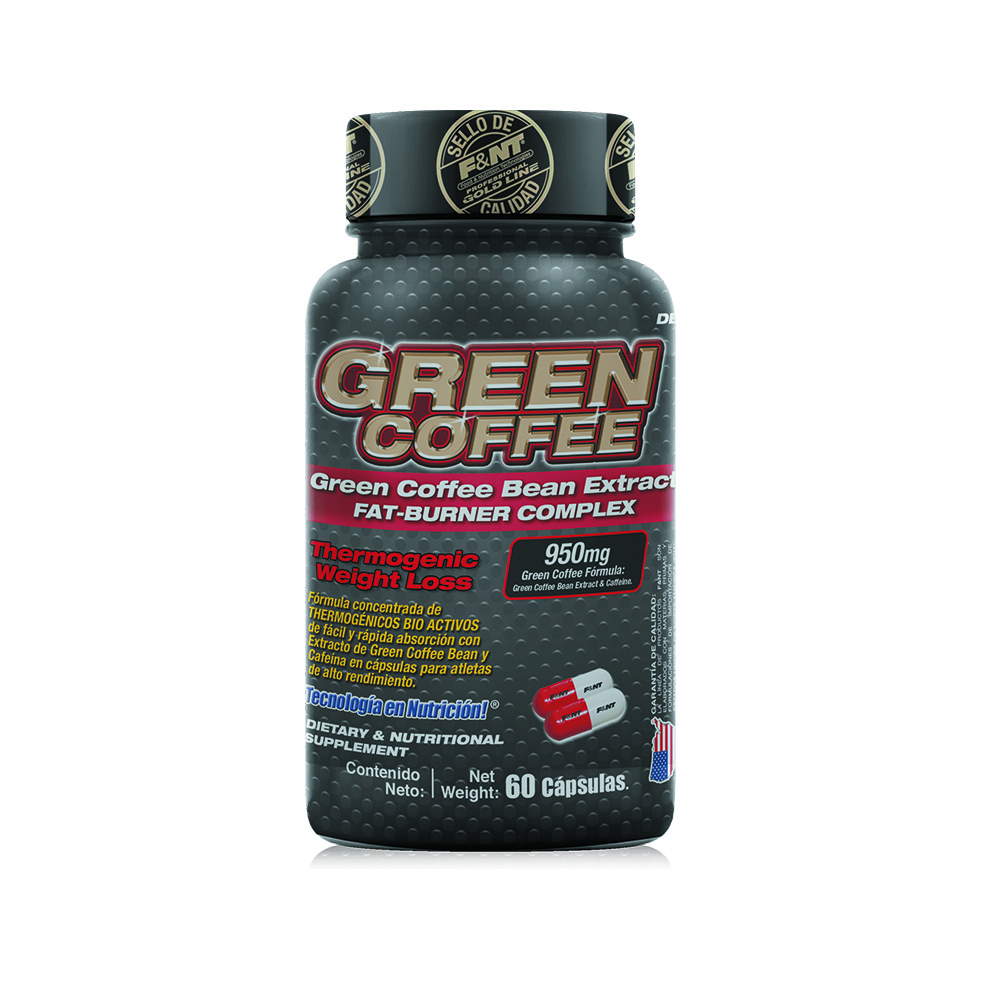 Cápsulas Café Verde Food & Nutrition Technologies 60 Caps Thermogénicos