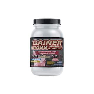 Foto 1 | Gainer Mass Muscle & Weight 2000 g Proteína F&nt Sabor Fresas con Crema