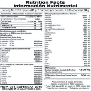 Foto 3 | Isolate Protein y Amino Zero Food y Nutrition Technologies 3,500 Gr 7.7 Lbs