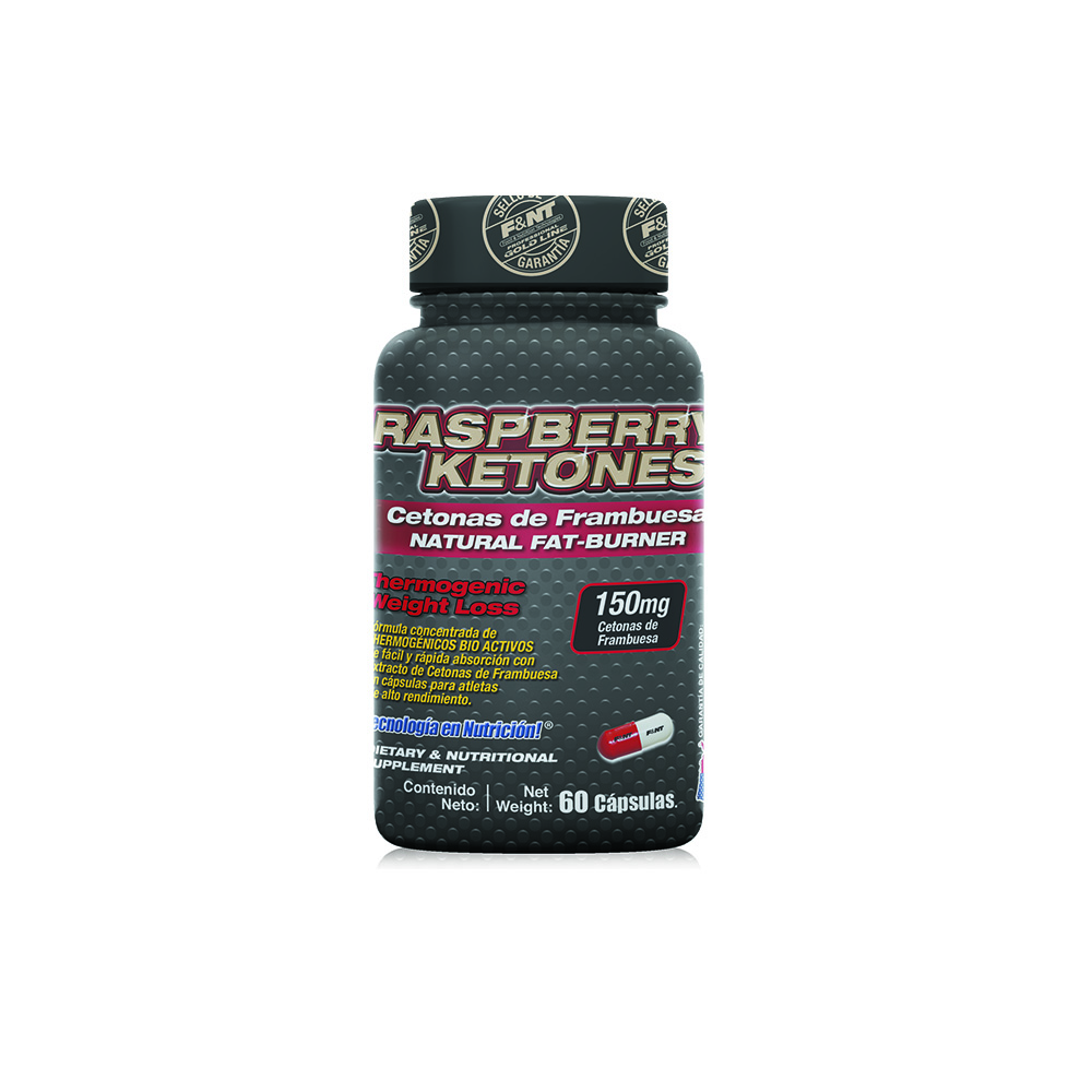 Foto 1 | Cetonas de Frambuesa Raspberry Ketones Food and Nutrition Technologies 60 Cápsulas