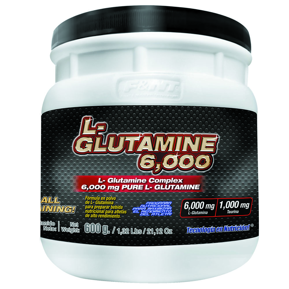 Foto 2 pulgar | L Glutamina 600 gr Food & Nutrition Technologies Sin Sabor