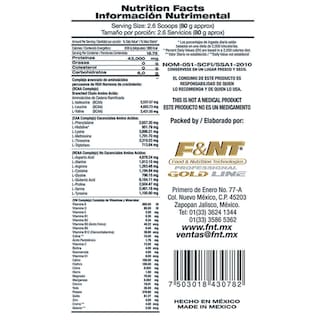 Foto 3 | Proteína Whey Omega Pro Explosive Food & Nutrition Technologies Bajo Carb sabor Nuez 1,500 gr