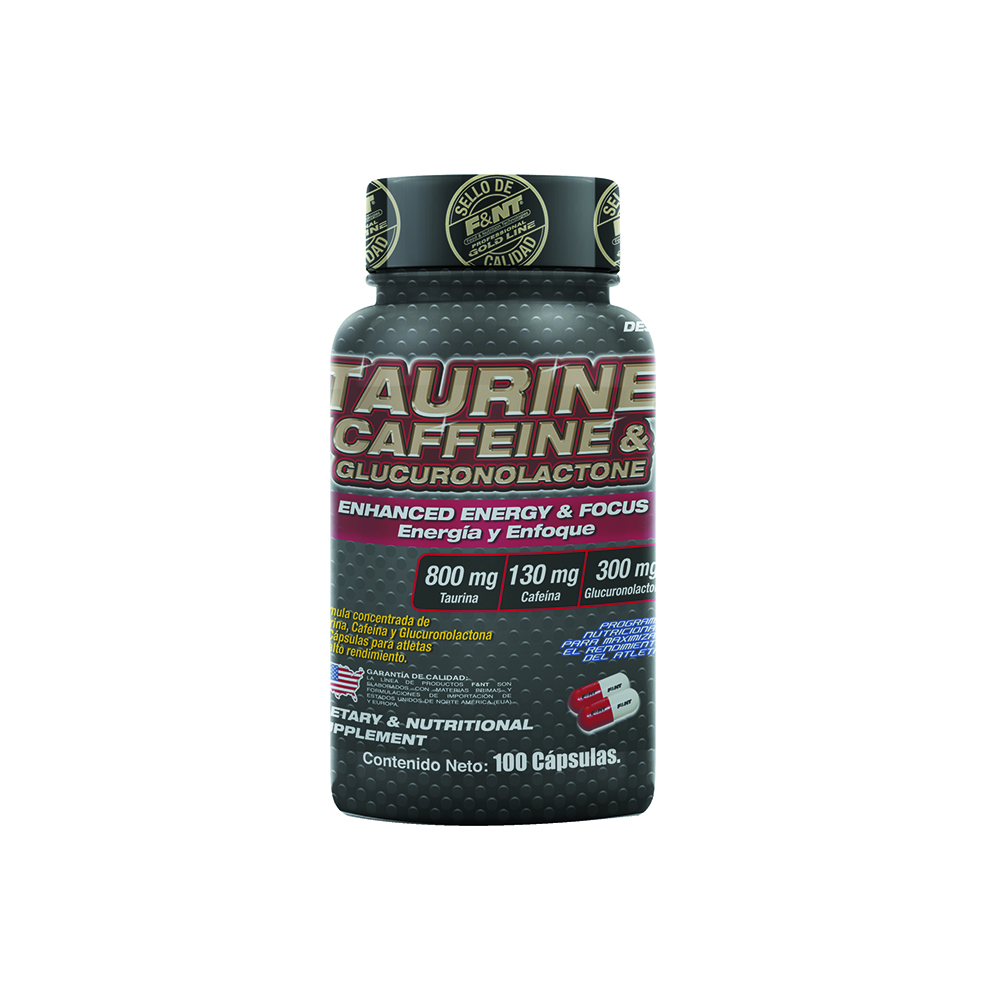 Foto 1 | Taurine Caffeine y Glucoronolactone F And Nt con 100 Cápsulas Taurina Cafeina