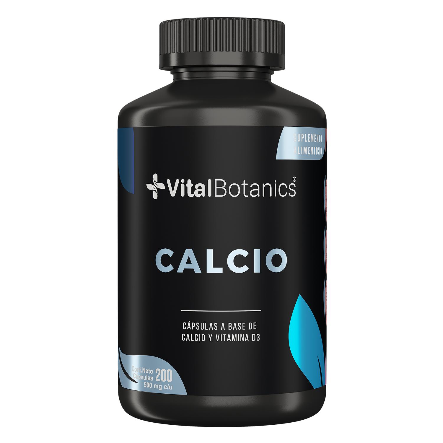Foto 2 pulgar | Calcio + Vitamina D3 Con 200 Capsulas | Vitalbotanics