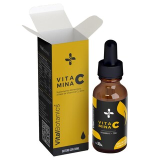 Foto 1 | Gotero Vitamina C + Zinc Con 30 Ml Suplementos Vitalbotanics
