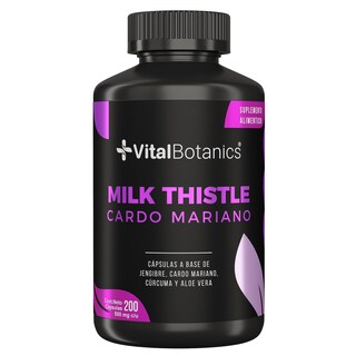 Foto 1 | Milk Thistle | Cardo Mariano C 200 Capsulas | Vitalbotanics
