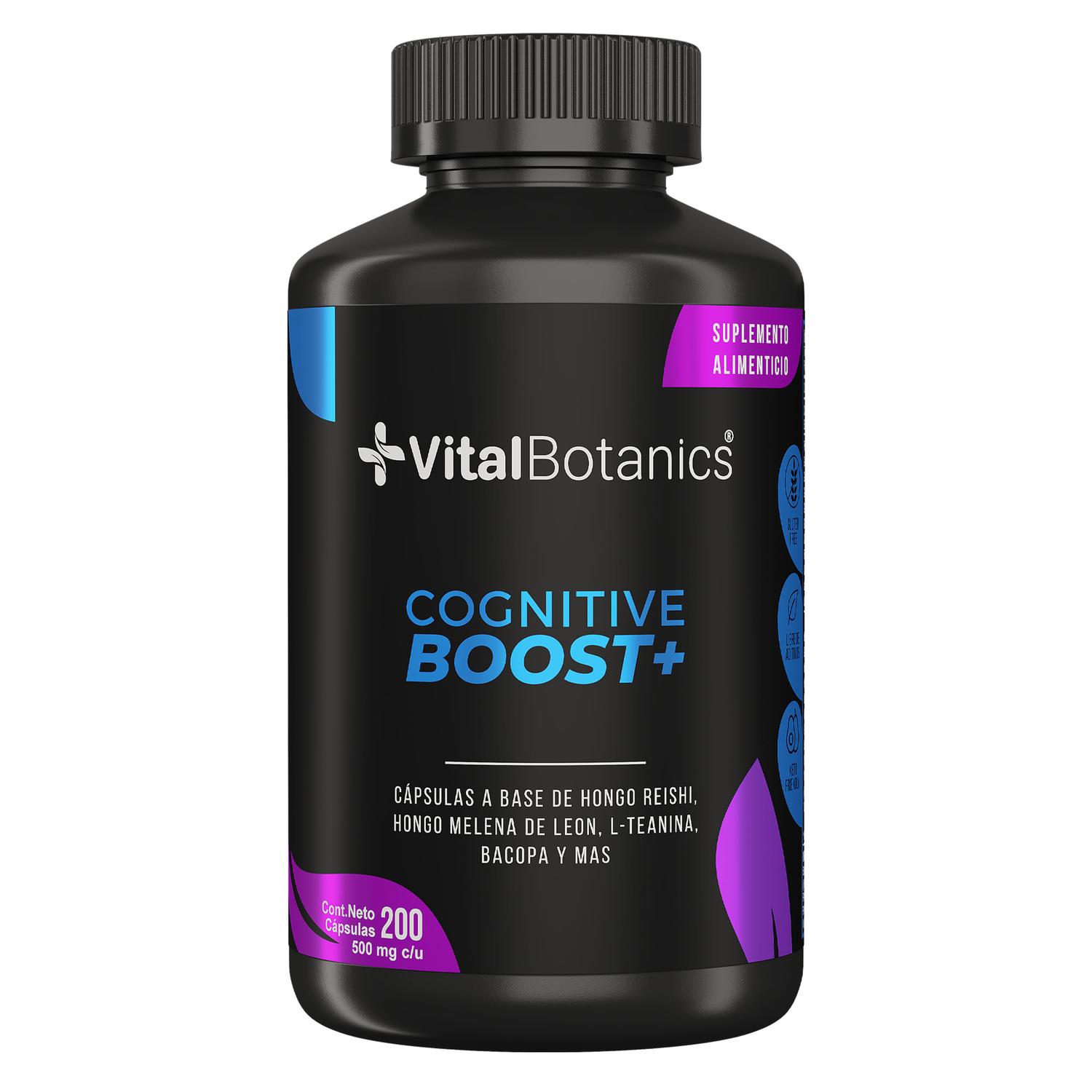 Foto 2 pulgar | Cognitive Boost + Plus Nootropico 200 Caps | Vitalbotanics