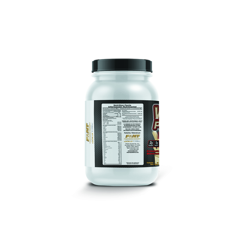 Foto 3 pulgar | Whey Protein 1,750 g F&nt Alfa-lactoalbúmina Sabor Nuez/Avellana