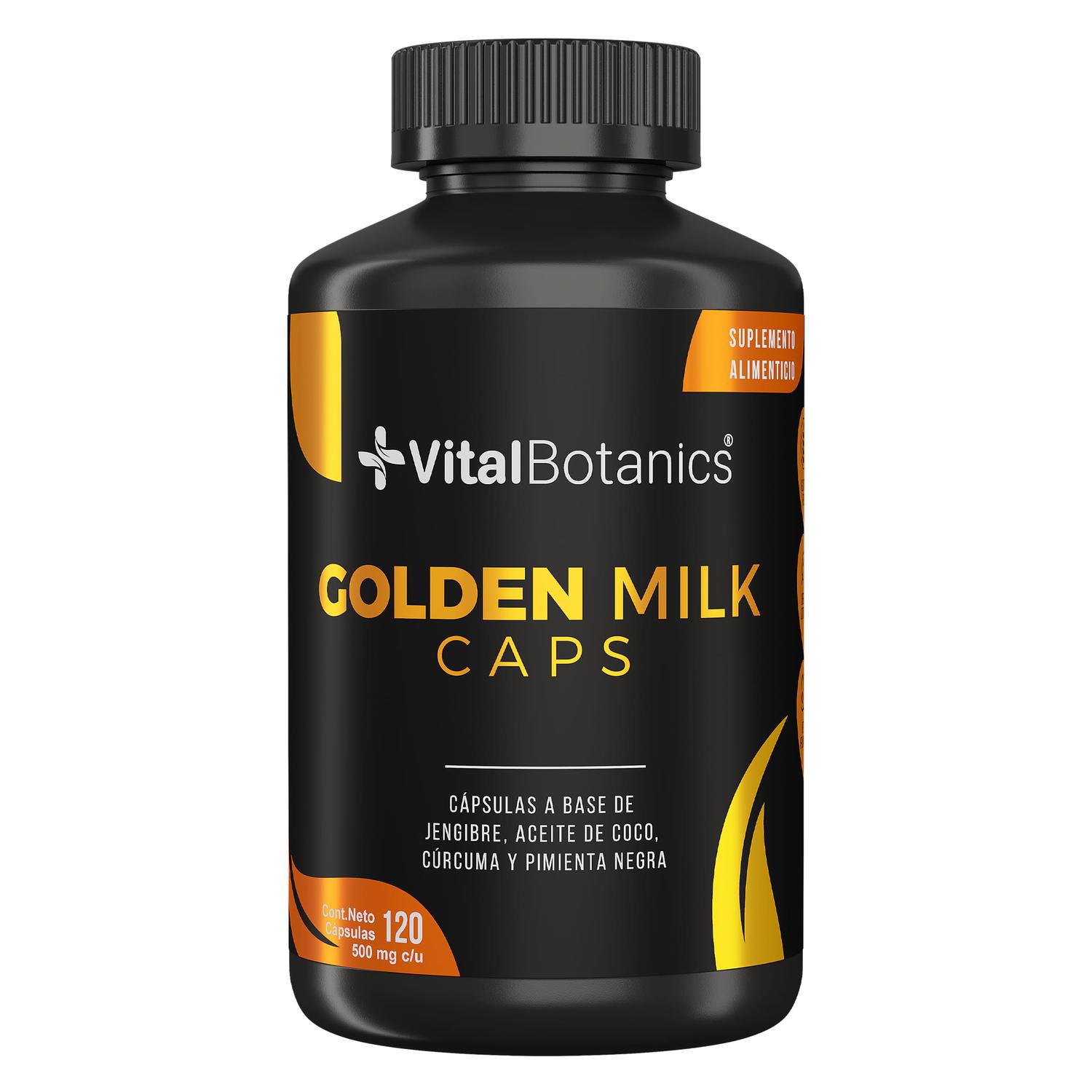 Foto 2 pulgar | Golden Milk Suplemento Leche Dorada 120 Caps | Vitalbotanics