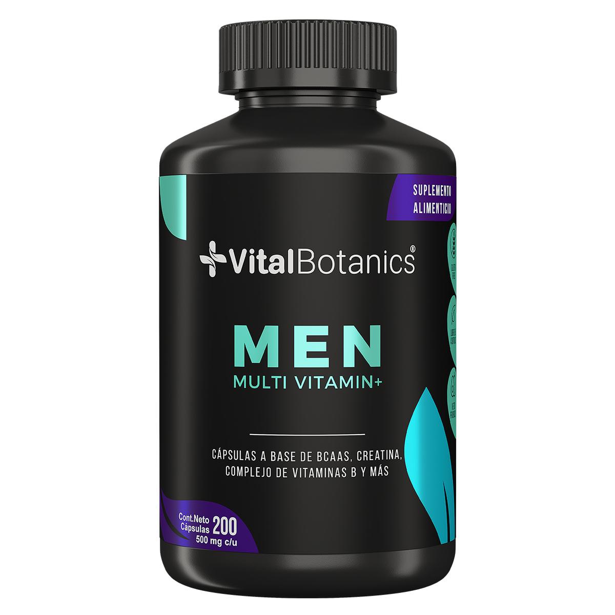 Foto 2 pulgar | Multivitaminico P Hombre Con Creatina 200 Caps Vitalbotanics