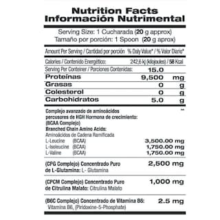 Foto 3 | Bcaa & Glutamine Aminoácidos F&nt Sabor Uva de 300 g