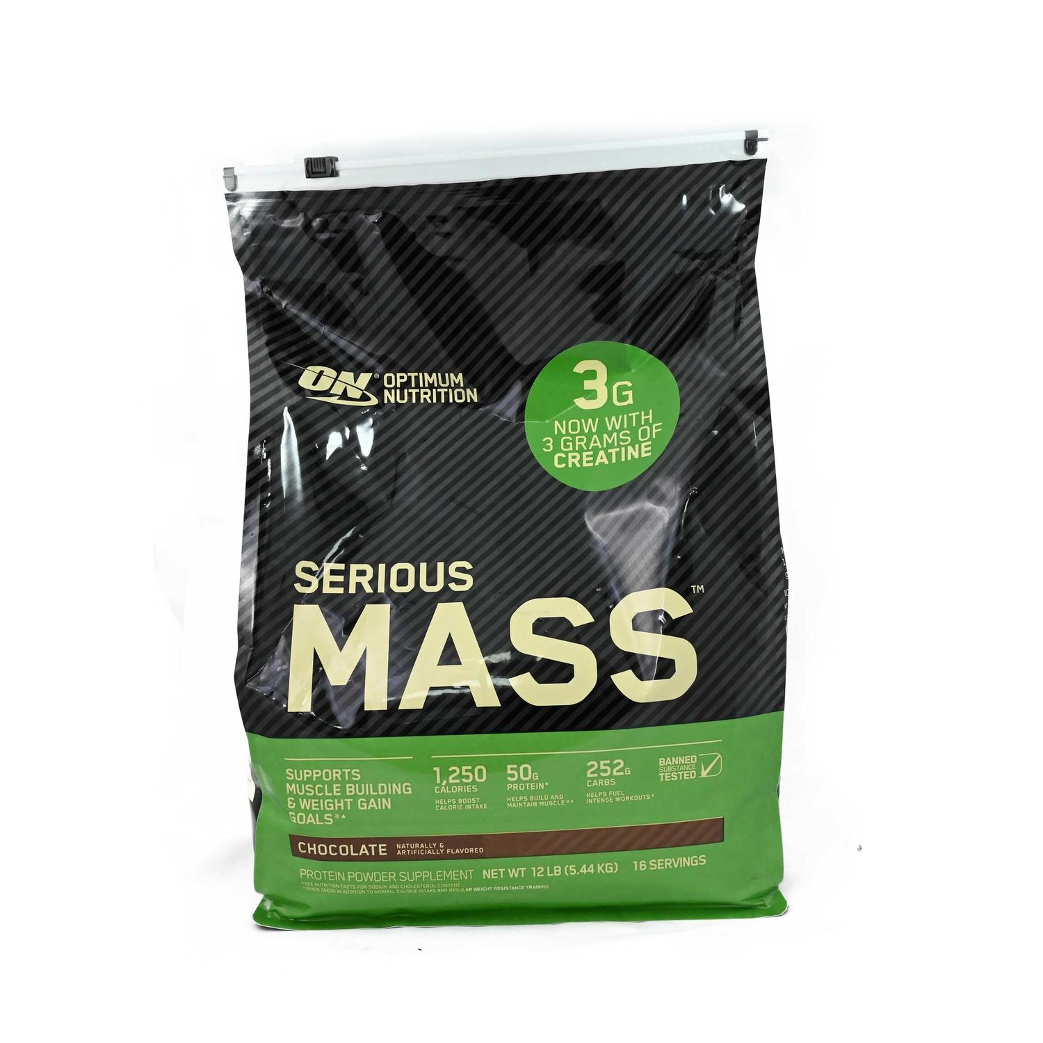 Foto 2 pulgar | Proteína Ganador de Peso Optimum Nutrition Serious Mass 12 Lb Mass Gainer