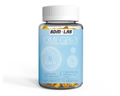 Foto 1 | Suplemento Alimenticio Vitamina Omega-3 Oval Bdmlab con 60 Cápsulas