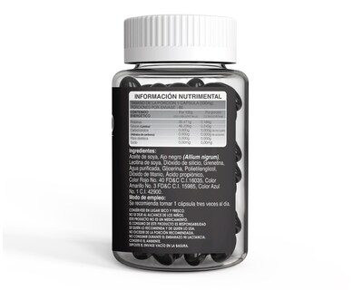 Foto 3 | Ajo Negro Bdmlab Frasco de 60 Cápsulas