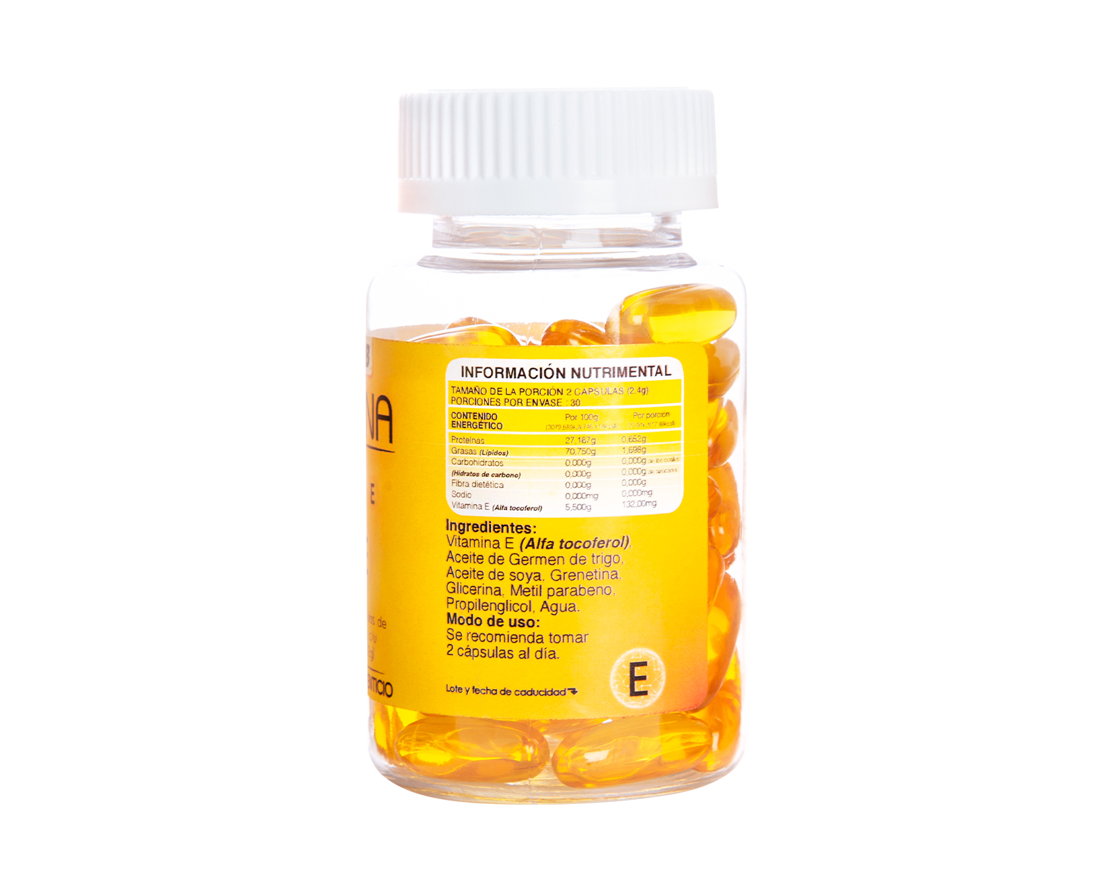 Foto 3 pulgar | Suplemento Alimenticio Bdmlab Vitamina E con 60 Cápsulas