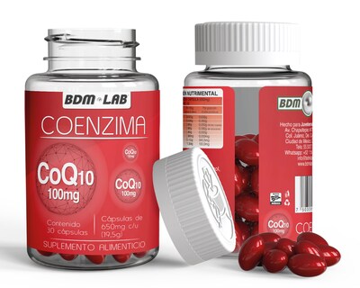 Foto 2 | Suplemento Alimenticio Coenzima Coq10 Bdmlab con 30 Cápsulas