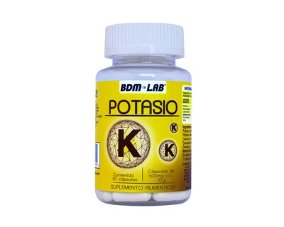 Foto 1 | Suplemento Alimenticio Potasio Bdmlab Frasco con 30 Cápsulas