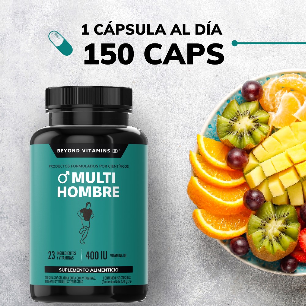 Foto 2 | Multivitamínico para Hombres Beyond Vitamins MULTI-MEN-150 150 Cápsulas