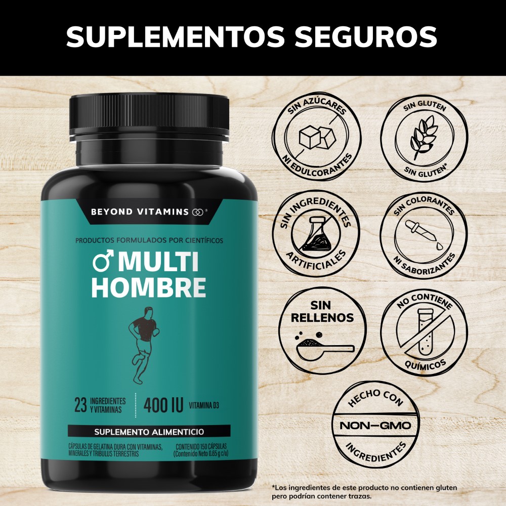 Foto 5 pulgar | Multivitamínico para Hombres Beyond Vitamins MULTI-MEN-150 150 Cápsulas