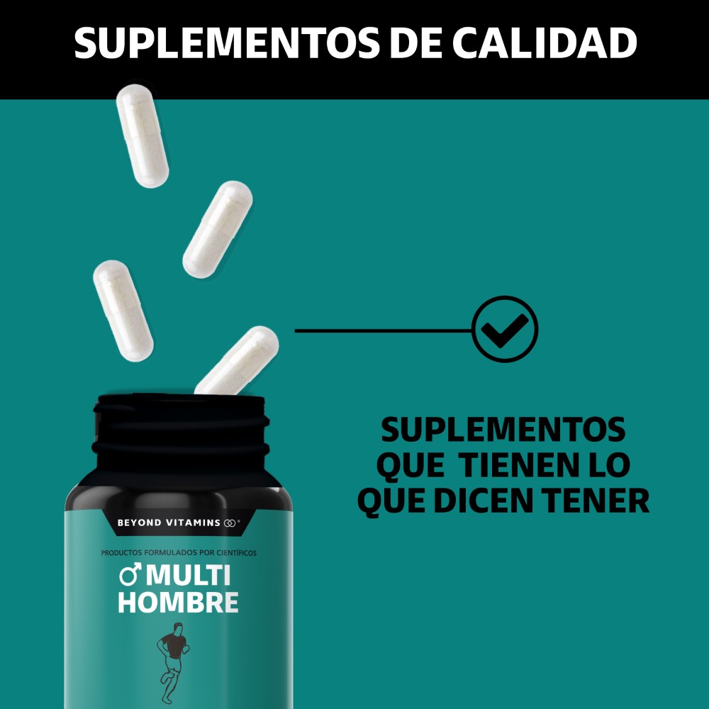 Foto 7 pulgar | Multivitamínico para Hombres Beyond Vitamins MULTI-MEN-150 150 Cápsulas