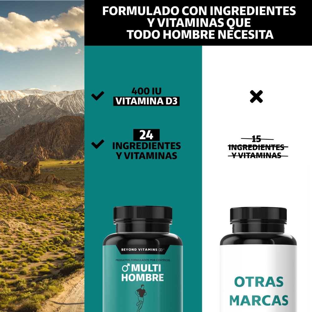 Foto 8 pulgar | Multivitamínico para Hombres Beyond Vitamins MULTI-MEN-150 150 Cápsulas