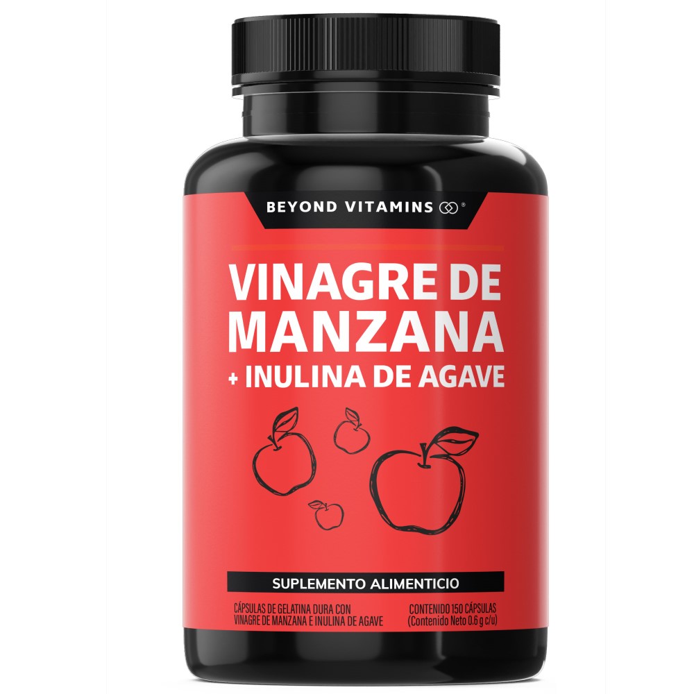 Foto 2 pulgar | Vinagre de Manzana, Inulina de Agave, Vitaminas Suplemento Alimenticio Beyond Vitamins 150 Cápsulas