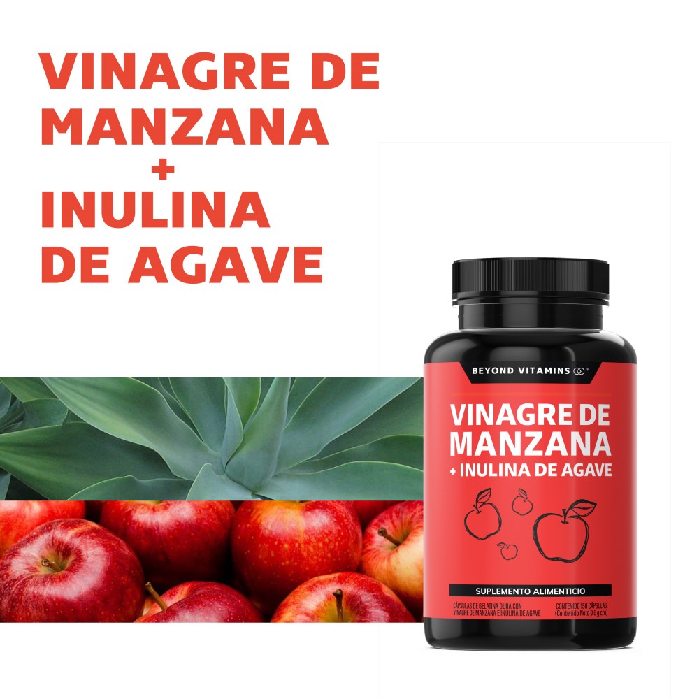 Foto 7 | Vinagre de Manzana, Inulina de Agave, Vitaminas Suplemento Alimenticio Beyond Vitamins 150 Cápsulas